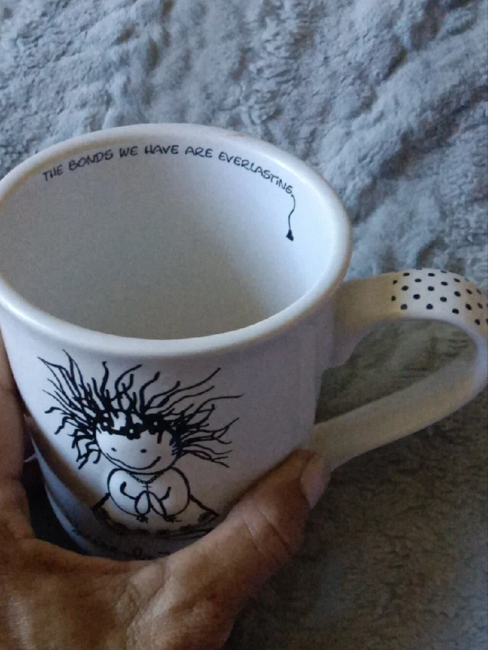 White 'You're in My Prayers' Printed Ceramic Mug